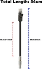 Alvin'S Cables 10 Pin Male To RJ45 Ethernet Cable For ARRI Alexa Mini LF  LF  Mini SXT Camera 54cm 21.3inches