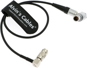 Alvin'S Cables RED Komodo Timecode Cable Right Angle DIN To Right Angle EXT 9 Pin Male Timecode In Cable