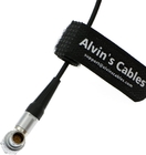 Alvin'S Cables RED Komodo Timecode Cable Right Angle DIN To Right Angle EXT 9 Pin Male Timecode In Cable