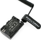 PD USB C Type-C to LP-E6 Dummy Battery Power Coiled Cable for Canon EOS R R5 R6 90D 80D 70D 60D 60Da 5D
