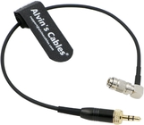 Alvin'S Cables Timecode Cable For Canon R5C From Deity Tentacle Sync 3.5mm Lock TRS To Right Angle DIN 1.0/2.3 Time Code