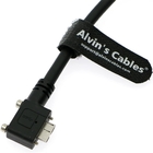 Alvin's Cables USB 3.0 Data-Cable USB-A to Micro-B Left Angle with Dual Locking-Screws High-Flex Cable Shielded-Cable fo
