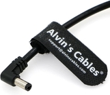 Alvin'S Cables DC Power Cord 5.5 X 2.1mm DC Male Right Angle Coiled Power Cable For Atomos Shogun Monitor, Blackmagic Vi