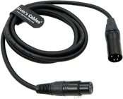Alvin'S Cables XLR 4 Pin Male To XLR 4 Pin Female Power Cable For Sony Venice|F55|SXS Camera, For Canon C300 Mkiii|C500