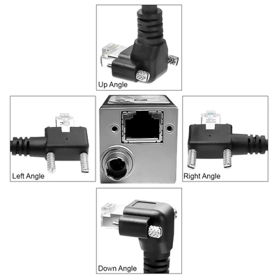 Alvin's CAT6a GigE Vision Cable Shielded Right Angle 20m 65.6ft