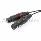 Durable Audio Video Cable 5 Pin To Two XLR 3 Pin Female Audio Input Custom Length