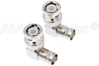 Right Angle BNC Connectors for HD SDI BNC Cable One Set