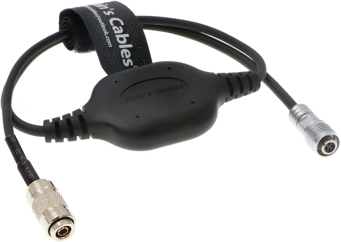 Alvin'S Cables DIN Mini BNC To 4 Pin Female Timecode Cable For Z CAM E2 Flagship Series E2-M4 E2-S6 E2-F6 E2-F8 Camera