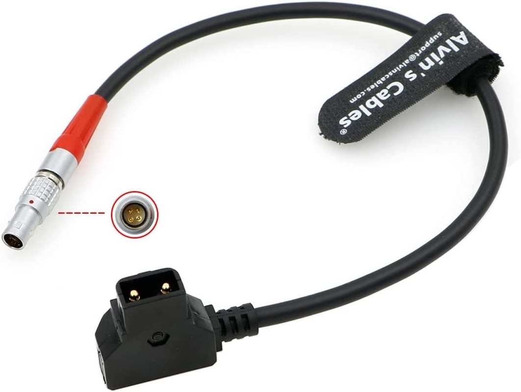 LBUS Motor Power Cable 4 Pin Male To D Tap For ARRI Cforce RF Motor FIZ MDR WirelessAlvin'S Cables Motor Power Cable LBU