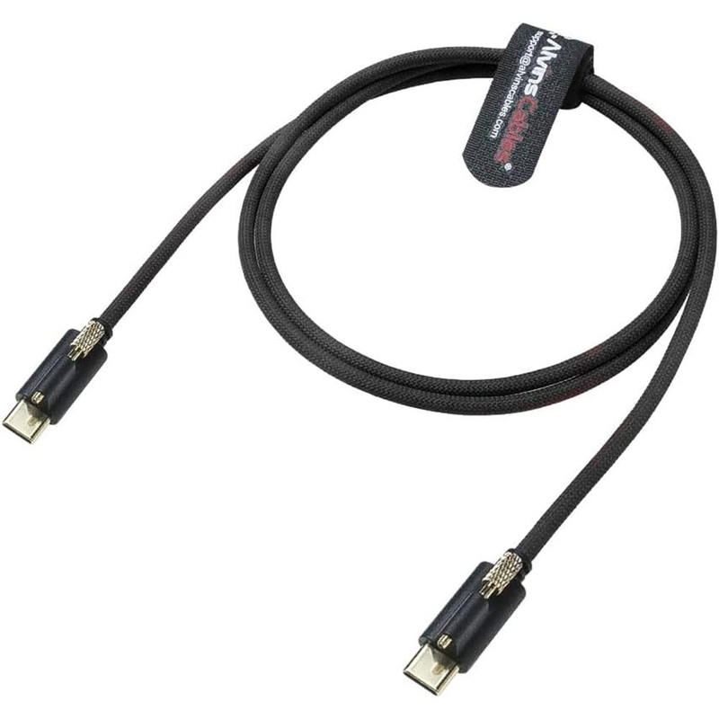 Alvin's Locking USB C Cable for Blackmagic 6K 12K 3.3ft 10Gbps